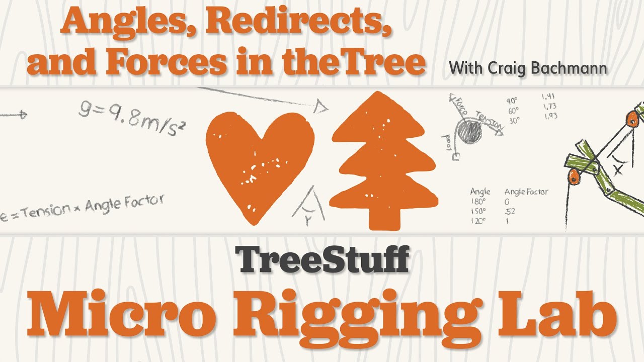 Angles, Redirects, & Forces in the Tree - TreeStuff's Micro Rigging Lab Featuring Craig Bachmann