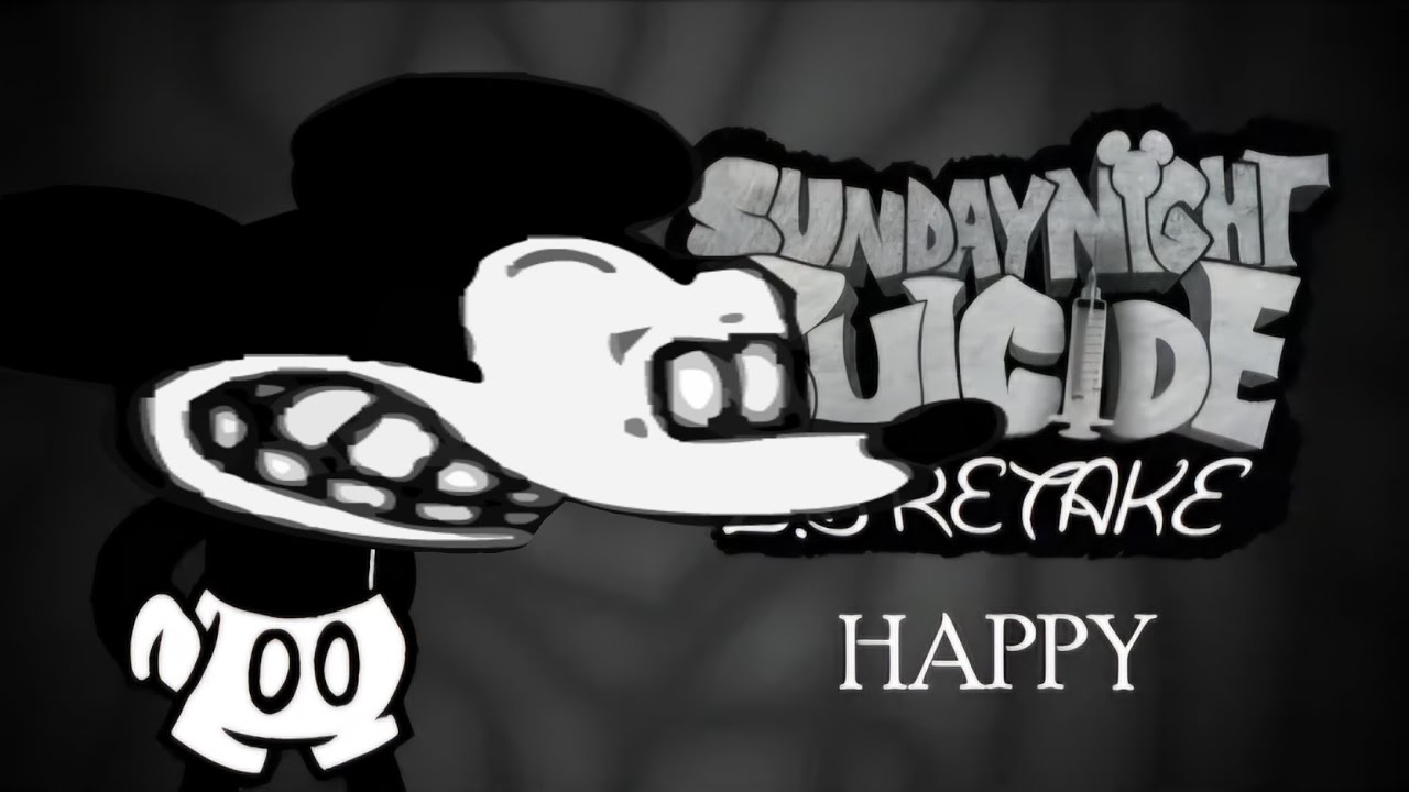 FNF Sunday Night Suicide 2.5 Retake - Happy v3 but I ruined it (og vocals mashup)