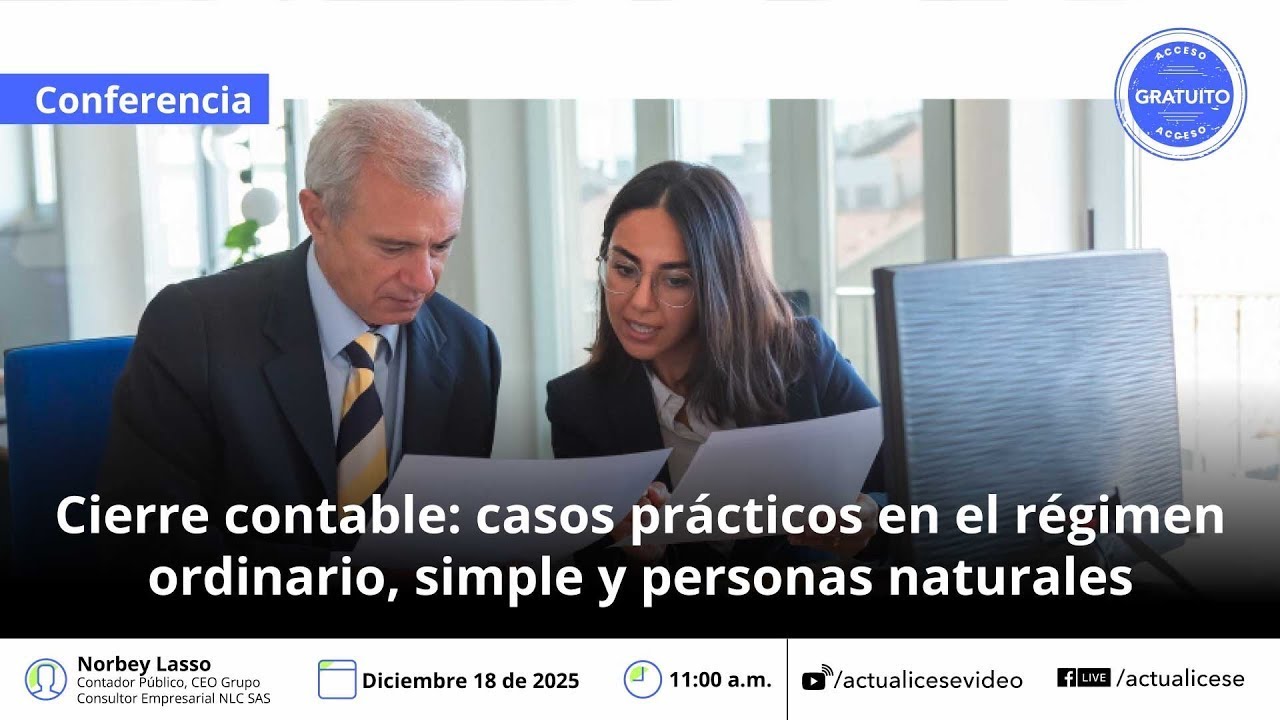 Cierre contable: casos prácticos en regímenes tributarios