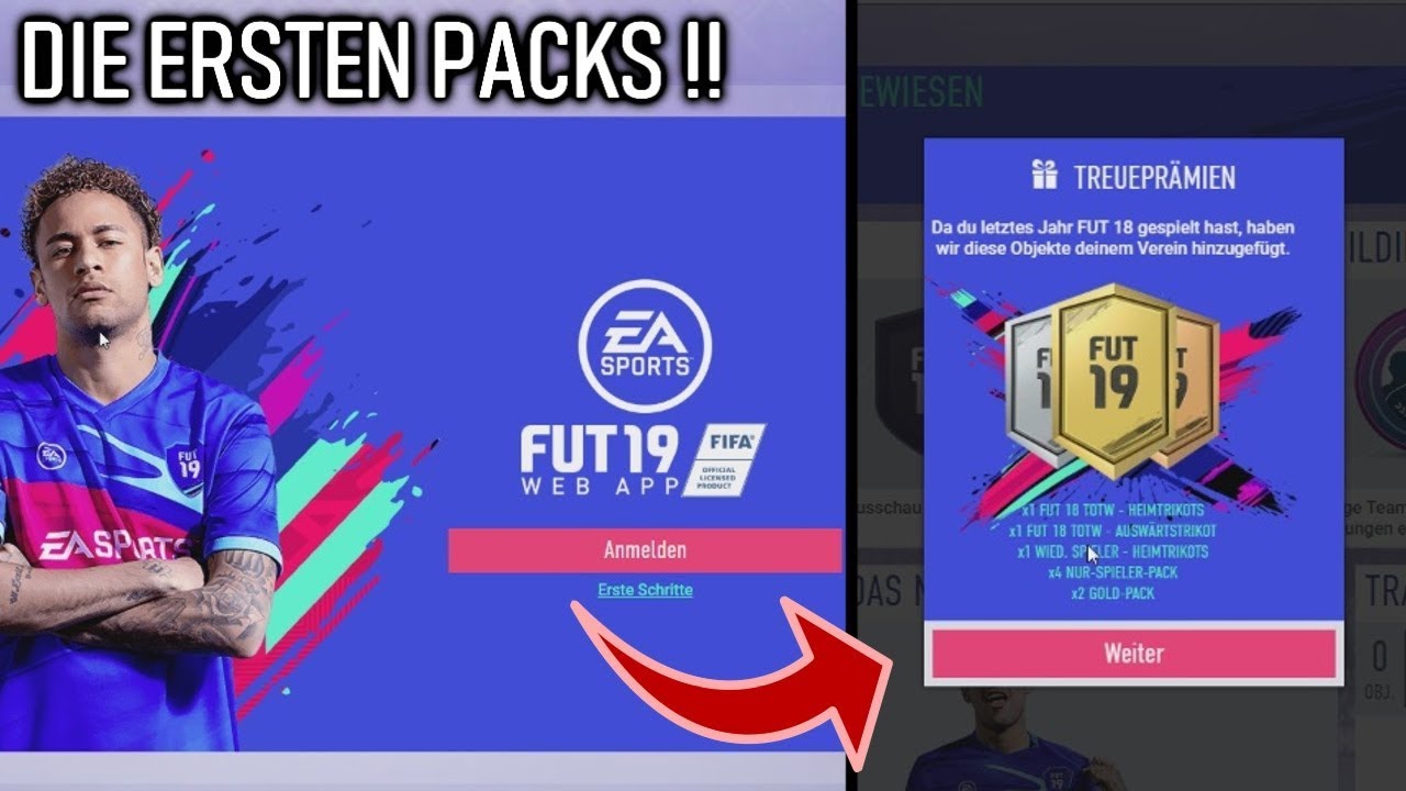 FIFA 19 : WIR STARTEN DAS ERSTE MAL DIE WEB APP | ES GEHT LOS!!