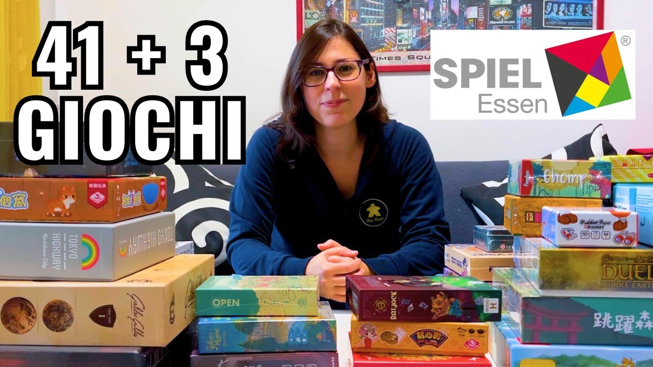 41 + 3 Giochi acquistati a ESSEN SPIEL 2024!