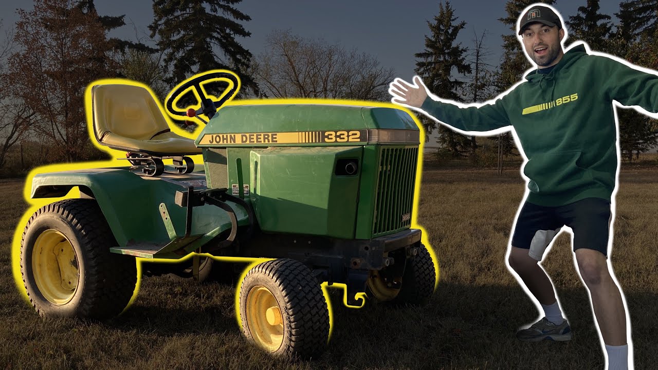 Это лучший садовый трактор? | Дизельный John Deere 332