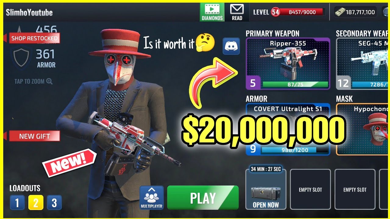 SPENDING $20,000,000 On Level 6 RIPPER-355/ No Mod Apk/ Unlimited| Armed Heist Android Multiplayer
