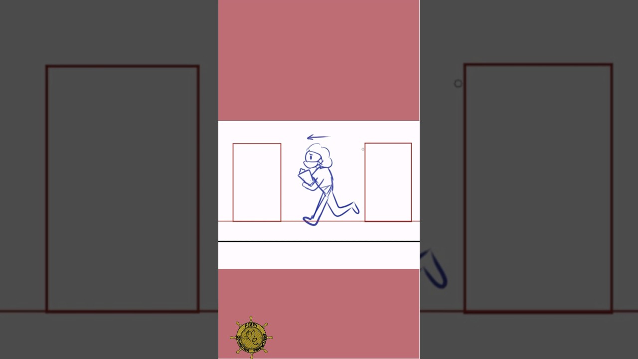 👩‍⚕️ Storyboard Panel - Nurse Hallway Scene 