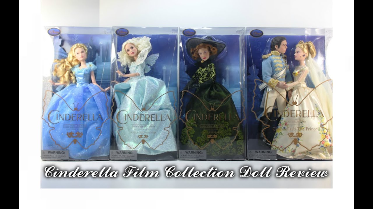 Disney's Cinderella Film Collection dolls Cinderella | Fairy Godmother | Lady Tremaine | The Prince