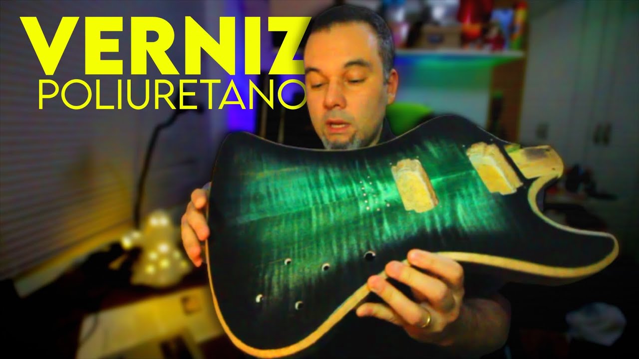 Acabamento com verniz PU em casa!
