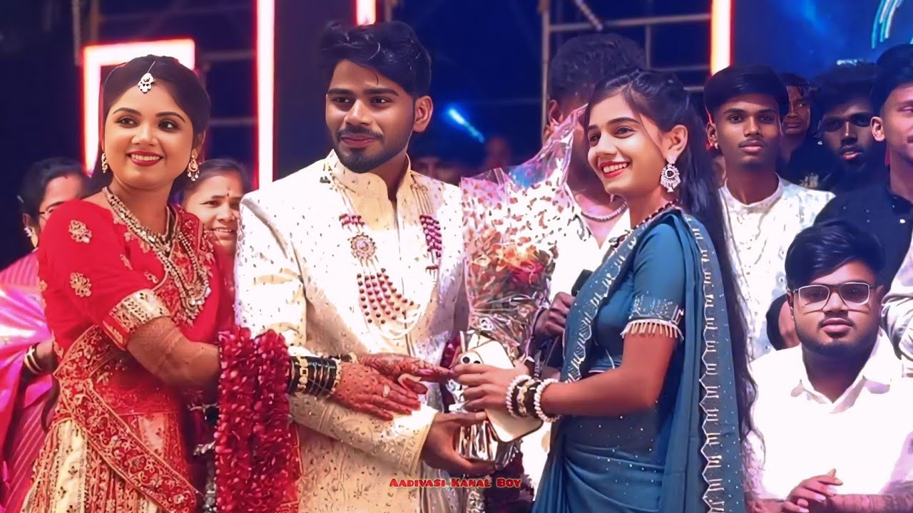 🥸साक्षी पागी 🔥 यूट्यूब कलाकार 🥰मयूर चे लग्नात 🎹DJ Roshan Musical MH ❤️ Aadivasi Marriage SHOW 💞