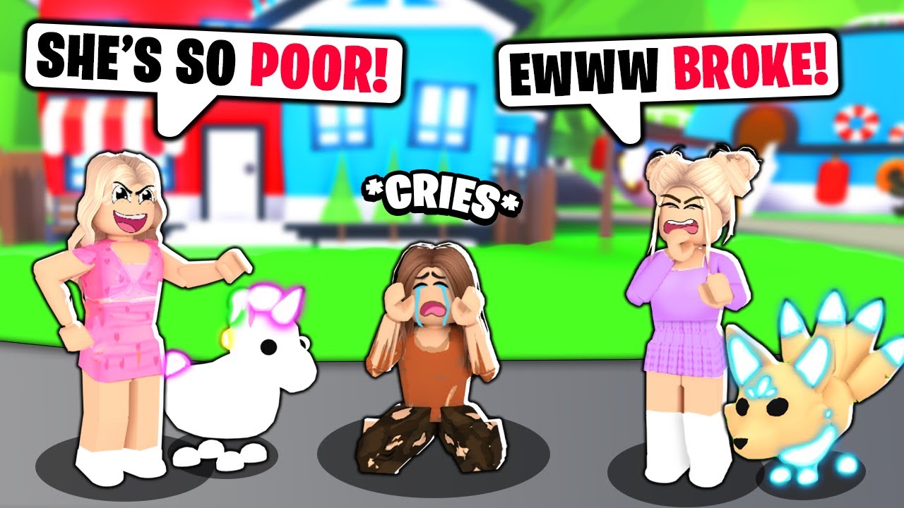 Rich Girls HUMILIATED Their Poor Friend... We Helped Her Get Revenge! (Roblox Adopt Me)