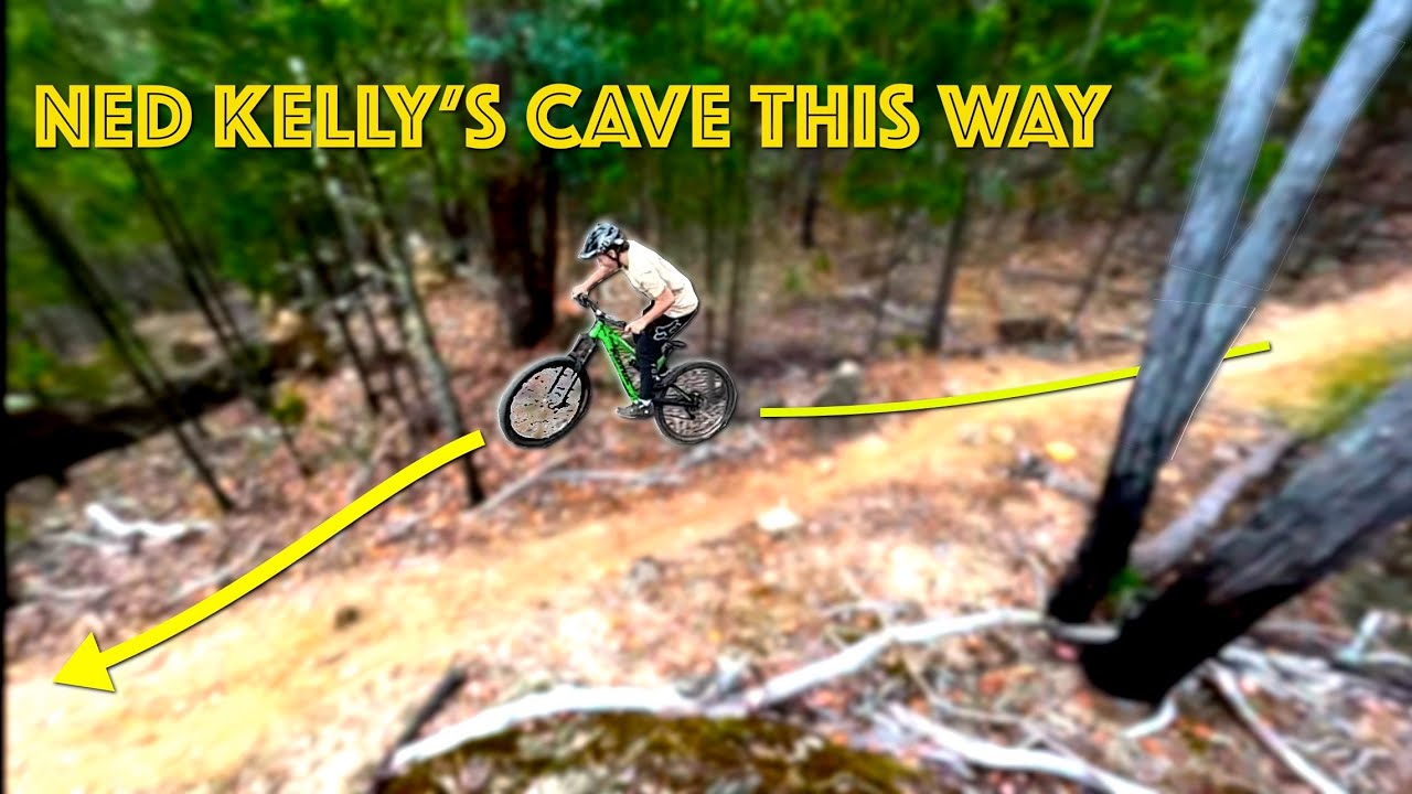 Mountain biking from Beechworth to Eldorado. Ned Kelly, Local Shredders and Gold.