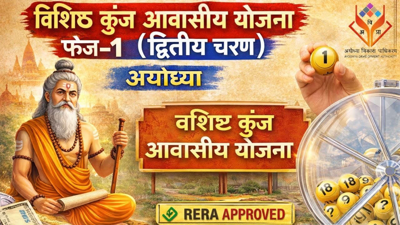 Ayodhya Development Authority Plot scheme 2026 ,Vashisht Kunj Plot Yojana , Ram Mandir Ayodhya City