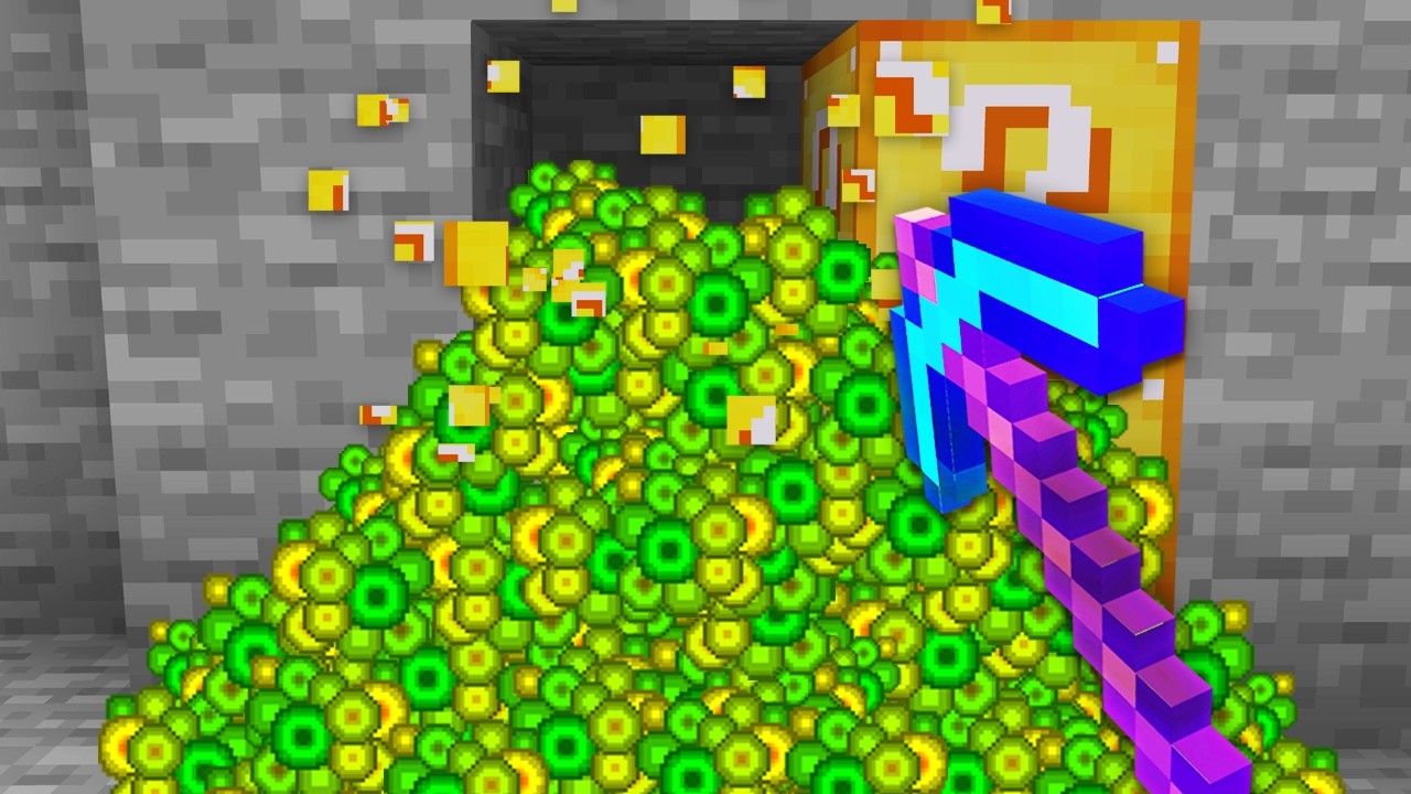 Minecraft, But Ores Are Lucky...