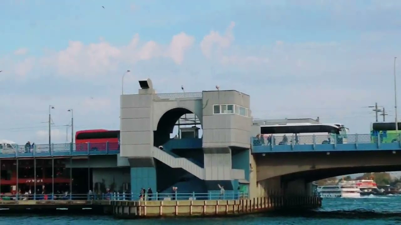 Cruise the Bosphorus Strait, Golden horn in istanbul turkey. not editing