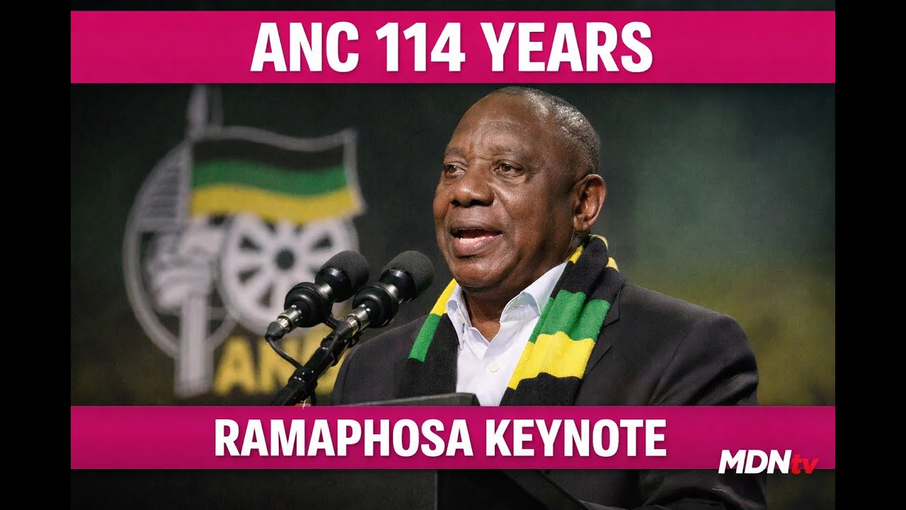ANC 114th Anniversary Gala Dinner | President Cyril Ramaphosa Keynote Address