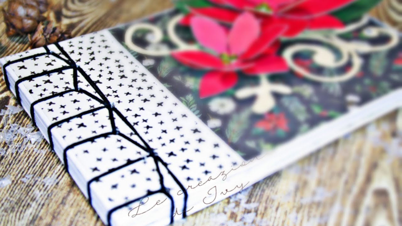 Rilegatura Giapponese tutorial- Japanese Binding (con cartamodello)