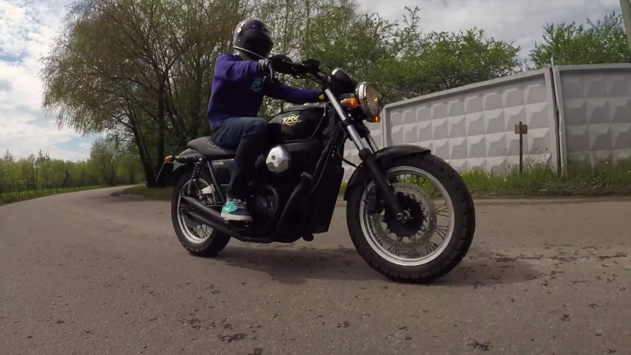 Motorcycle day with custom Honda VRX 400 in Moscow (GoPro Hero 5 + DJI Mavic)