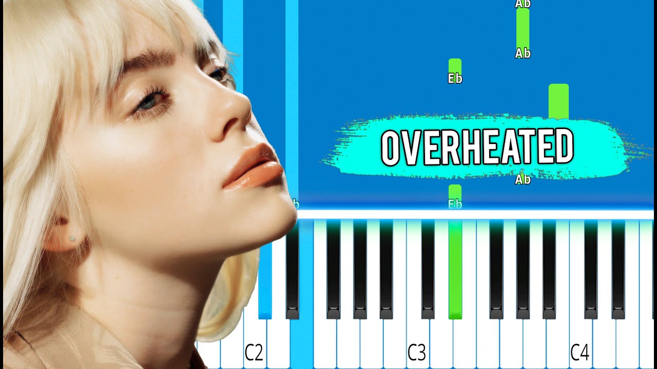Billie Eilish - OverHeated - Piano Tutorial