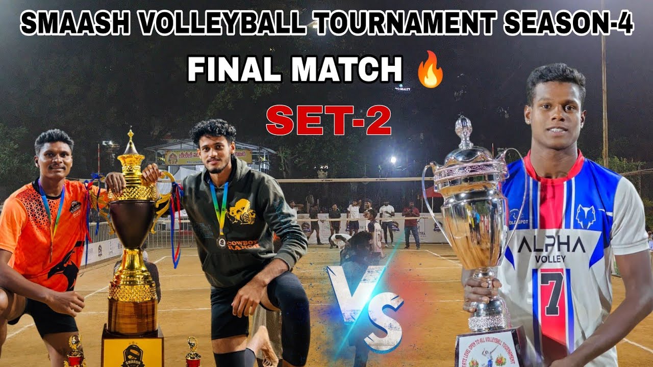 THURRAM NAVEEN TEAM🆚SATS MADHU TEAM | FINAL MATCH SET -2 🔥 30K TORNI 🏆 SMAASH VOLLEYBALL TOURNAMENT
