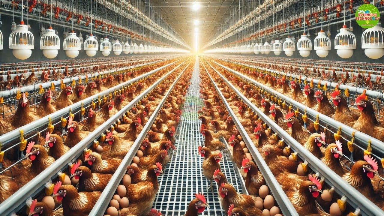 Modern High-Tech Chicken Farming in China 🐔 | Smart Poultry Mega Farms | High-Tech Poultry Farming