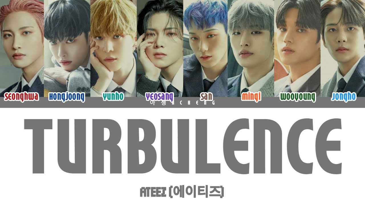 ATEEZ - Turbulence Lirik Terjemahan Sub Indo (Color Coded Lyrics Rom/Ina)