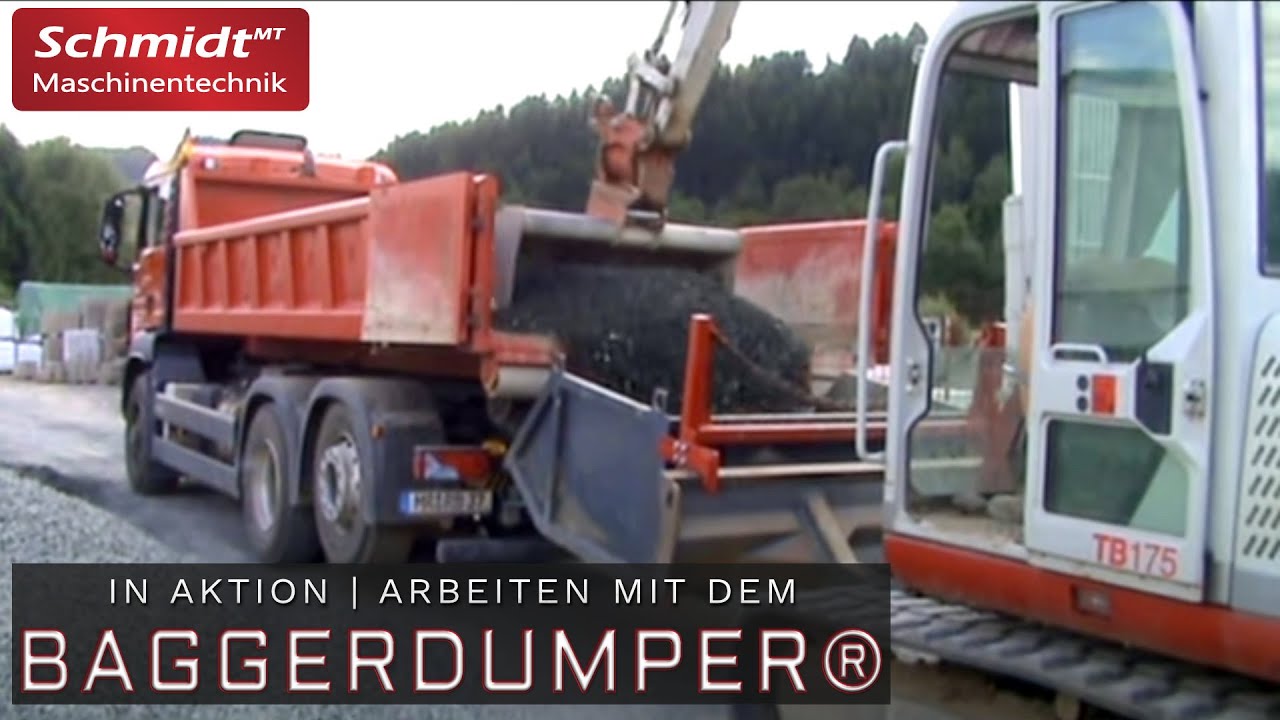 In Aktion | Unser BaggerDumper® | Schmidt Maschinentechnik