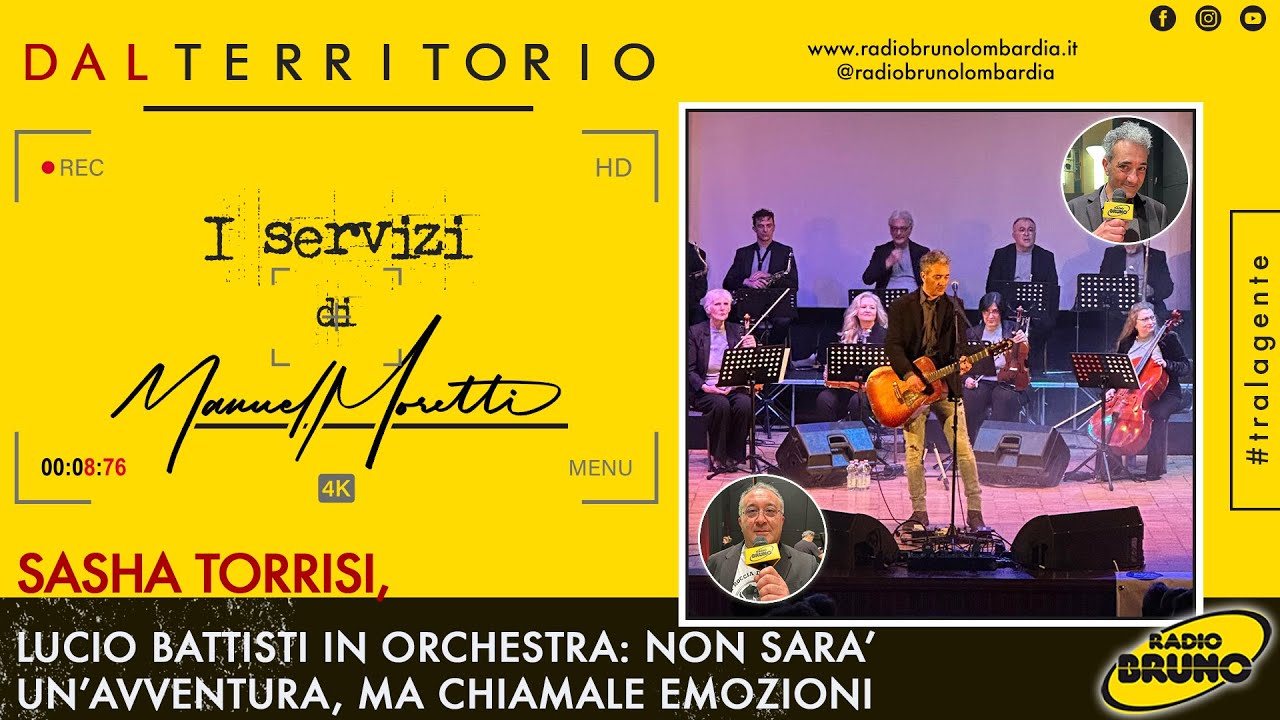 Sasha Torrisi, Lucio Battisti in orchestra: non sar&agrave; un'avventura, ma chiamale emozioni