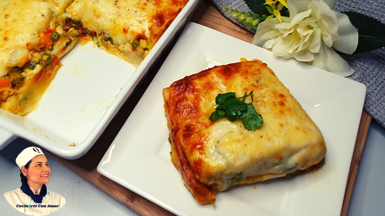 PASTEL DE PAPAS Y VERDURAS| RECETA FÁCIL| @CocinArte Con Amor