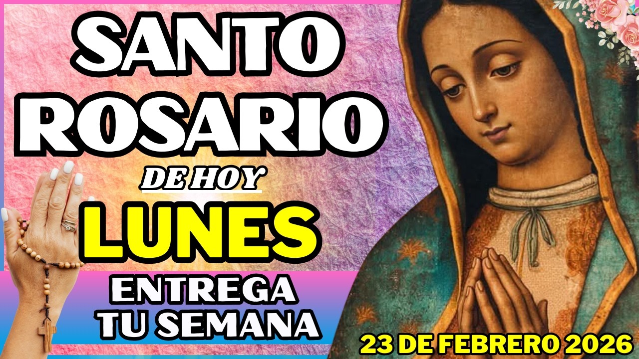 🙏SANTO ROSARIO LUNES – MISTERIOS GOZOSOS para EMPEZAR TU SEMANA con la VIRGEN DE GUADALUPE 📿