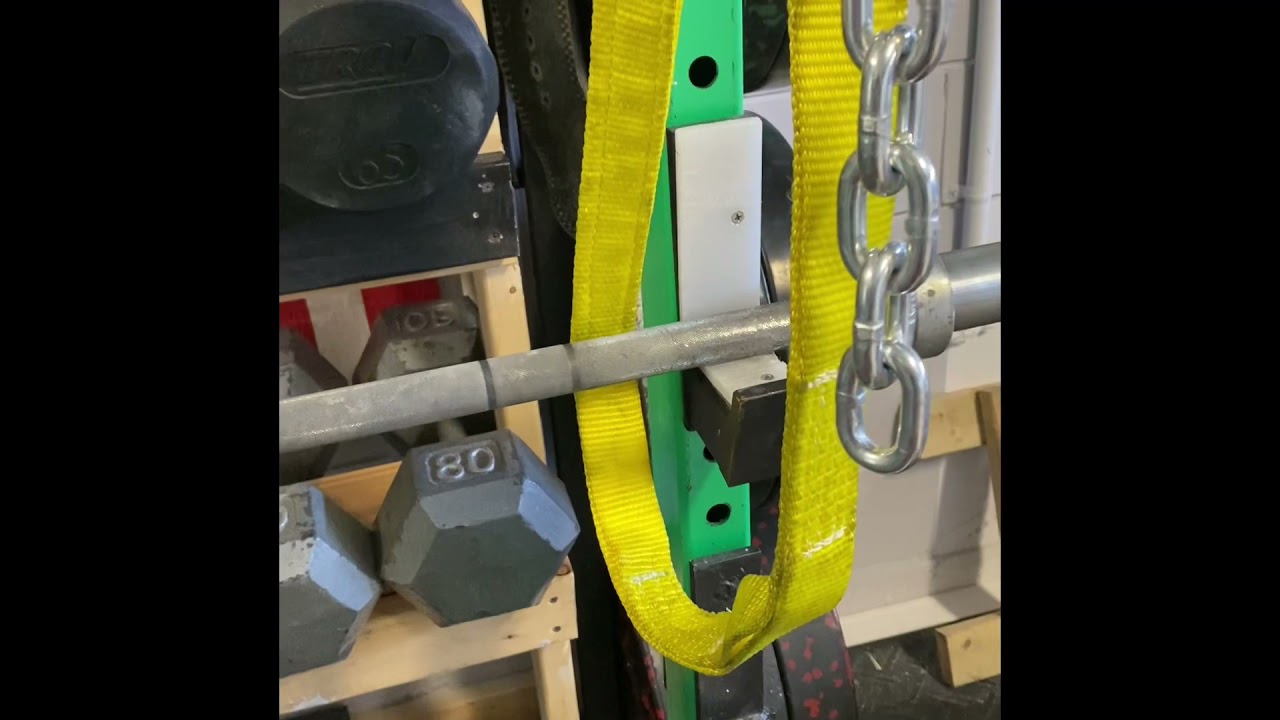 DIY Power Rack Safety Straps