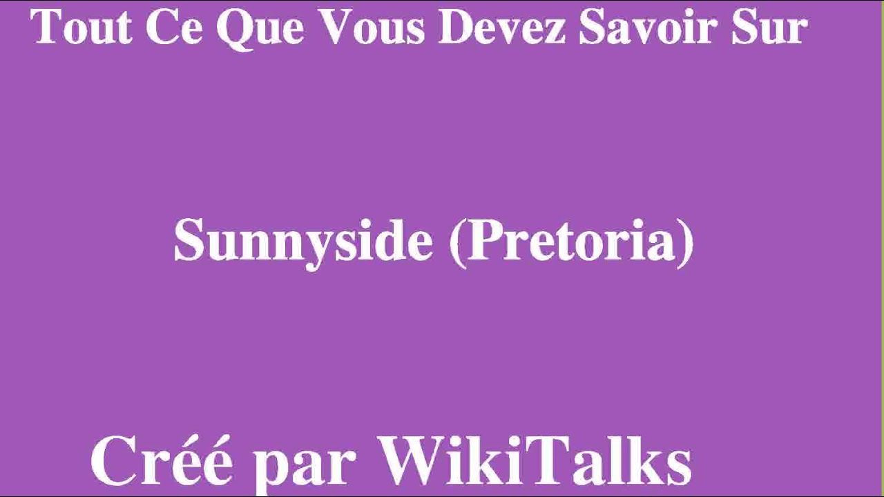 Sunnyside Pretoria