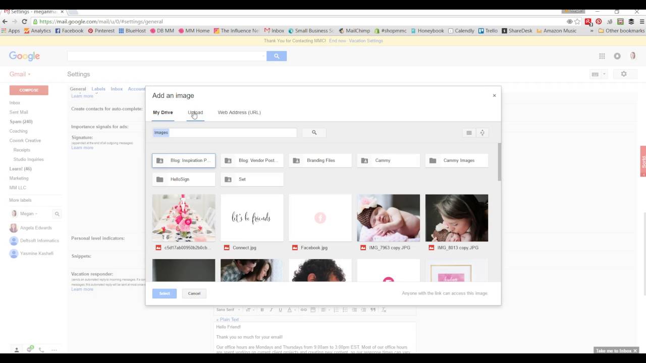 Custom Email Styling with Gmail