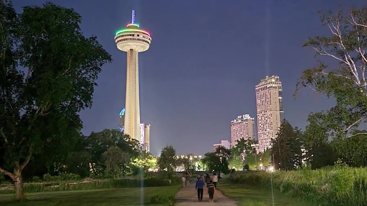 Skylon Tower Day and Night, Niagara Falls