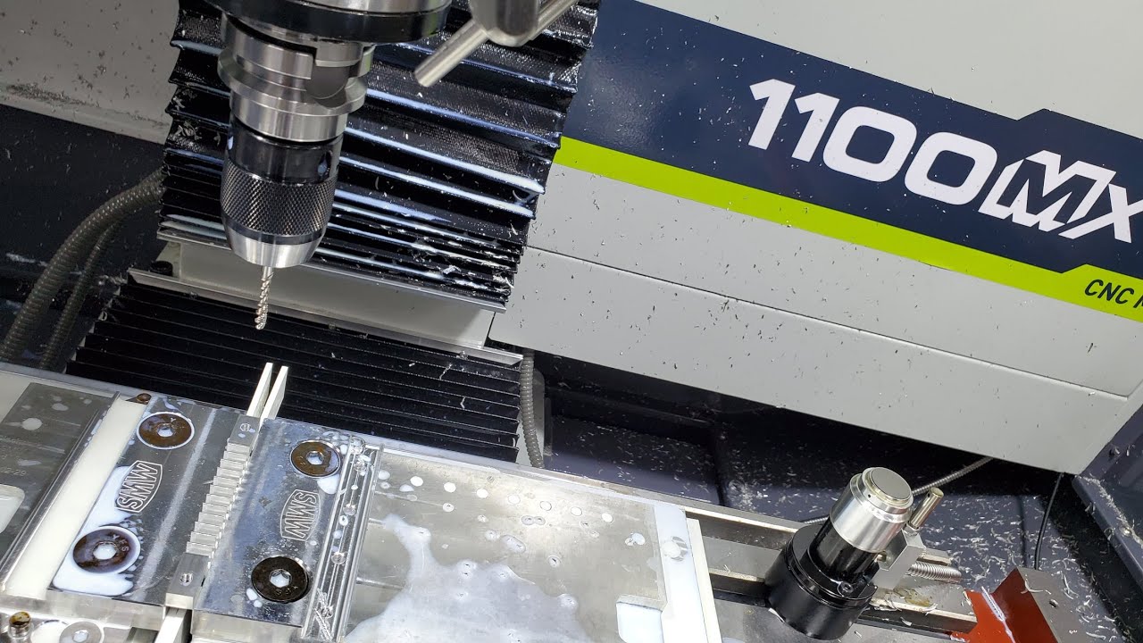 Rough Cut | Rigid tapping an m4 thread on the @tormachinc #mx1100