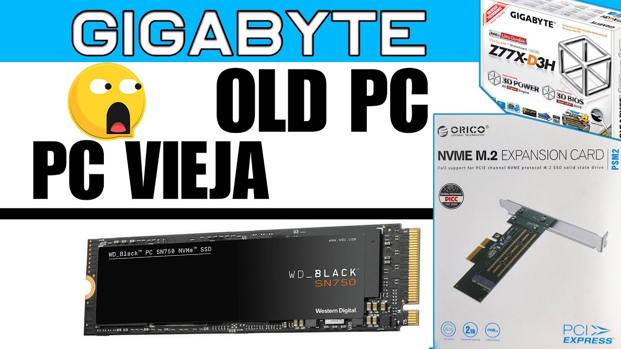👽 GIGABYTE Z77X-D3H : 👉 INSTALANDO Windows 10 ✅ M.2 SSD Nand NVMe 👉 PCIe 🤖 Vieja PC 🤖 OLD PC