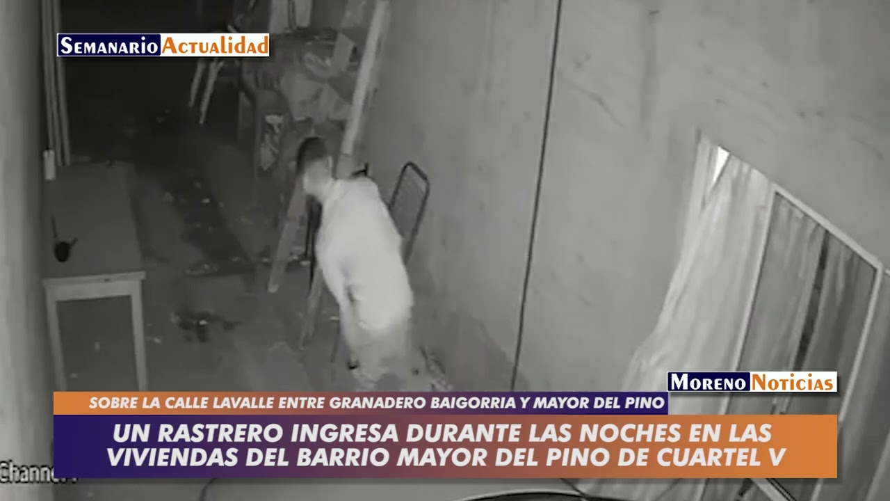 Un rastrero ingresa durante las noches en las viviendas del barrio Mayor del Pino de Cuartel V