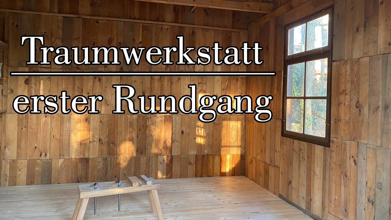 Eine Traumwerkstatt zur traditionellen Holzbearbeitung - eine schnelle Runde mit viel Gerede :-)