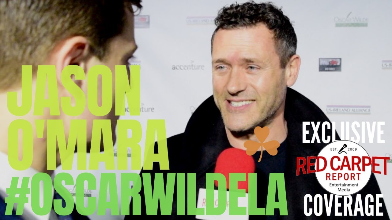 Jason O'Mara interviewed at the US-Ireland Alliance 14th Annual Oscar Wilde Awards #OscarWildeLA ☘️