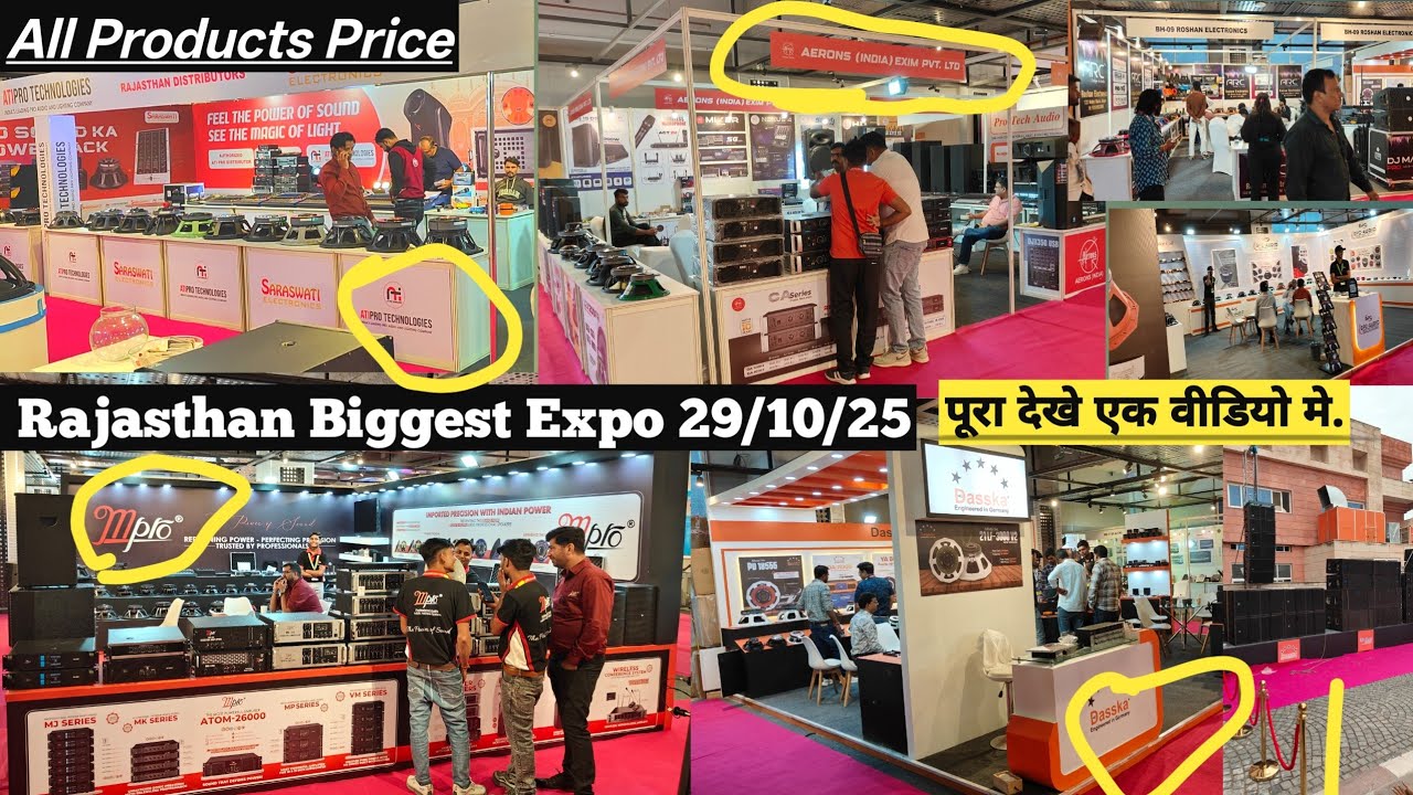 Bharat pro Dj Expo ek hi video me ,Rajasthan Biggest Expo all products price 