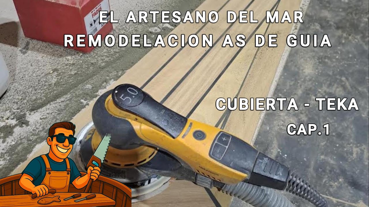 COMO HACER UNA CUBIERTA DE TEKA,REMODELACION DEL AS DE GUIA