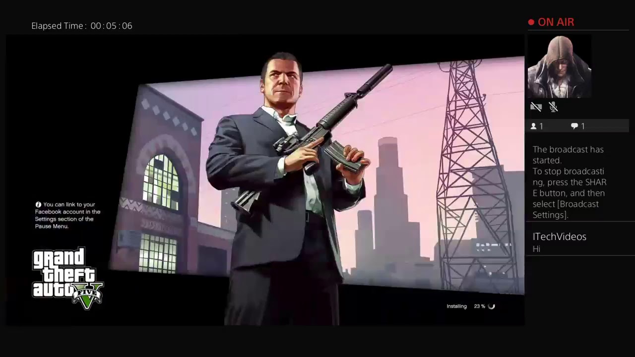 PS4 gta test stream