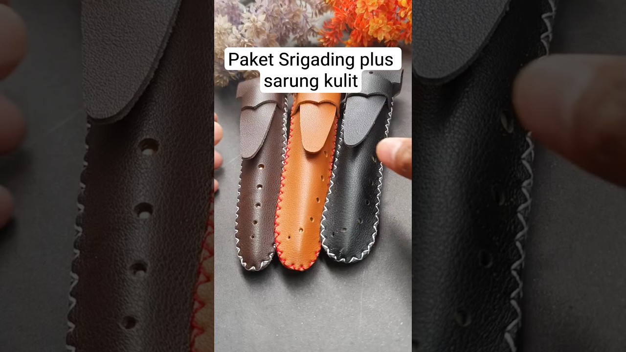 Paket Hemat Siap Ngebul Pipa Srigading Plus Sarung Kulit Bisa COD atau Tf Cek Deskripsi!  #piparokok