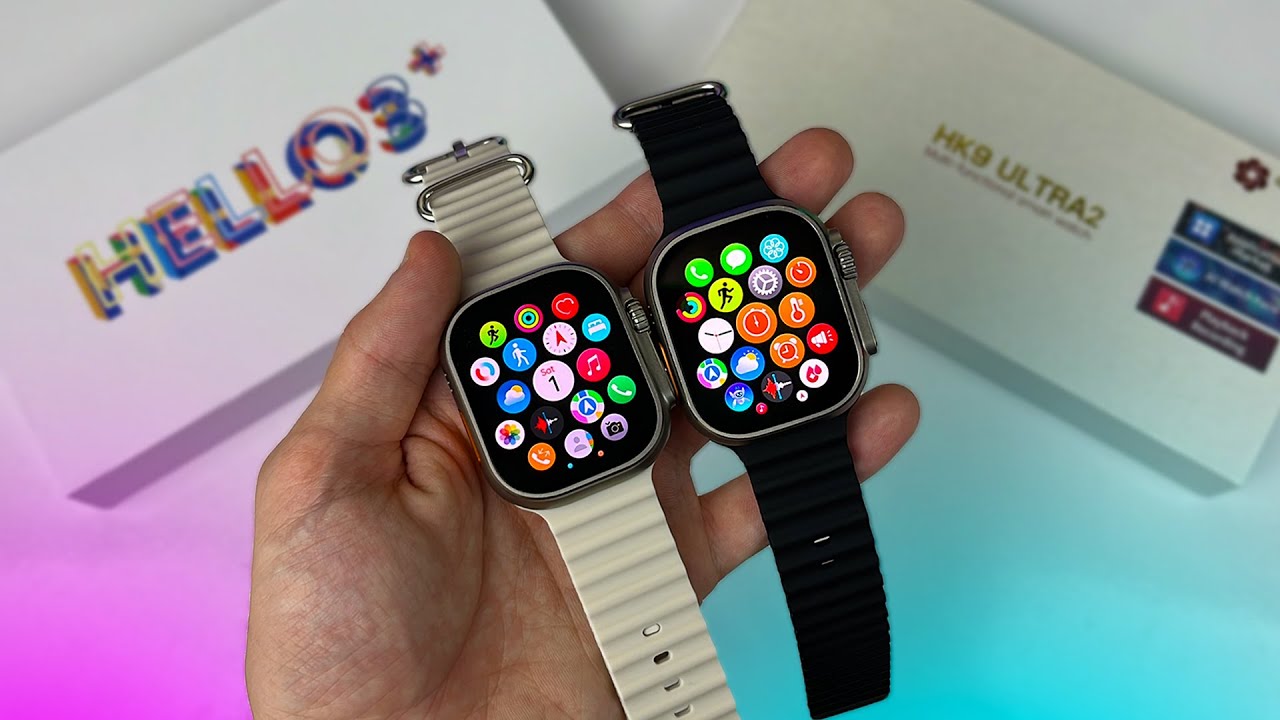 HK9 ULTRA 2 vs HELLO WATCH 3 PLUS | En İyi Çakma Apple Watch Ultra Hangisi?