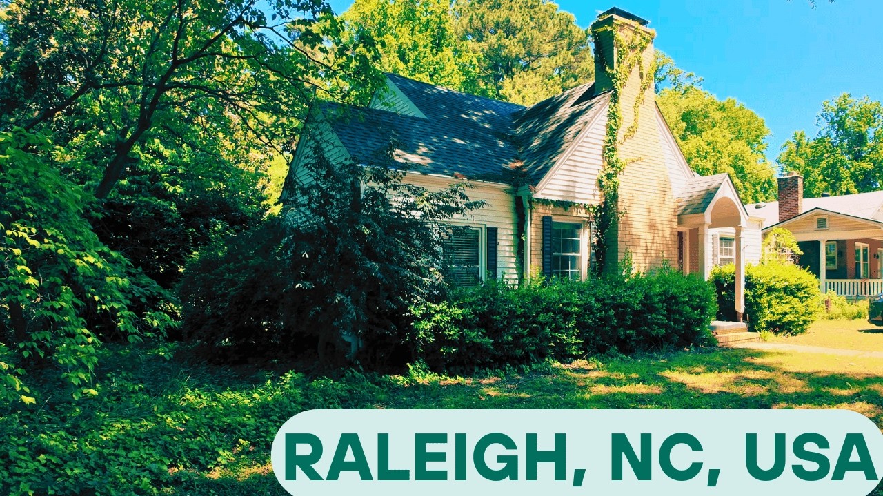 4K Walk in Enchanting Neighborhood | Five Points in Raleigh #walking #neighborhood
