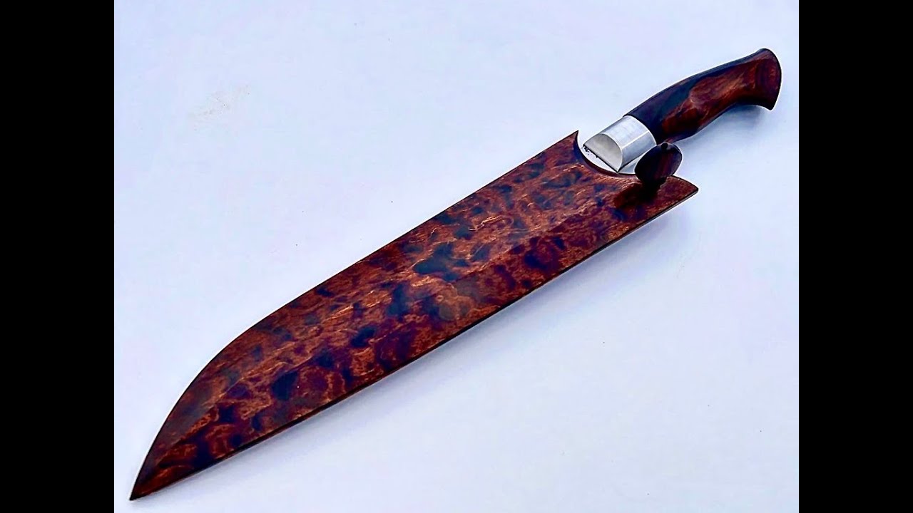 Making a Saya (scabbard) for a chef knife