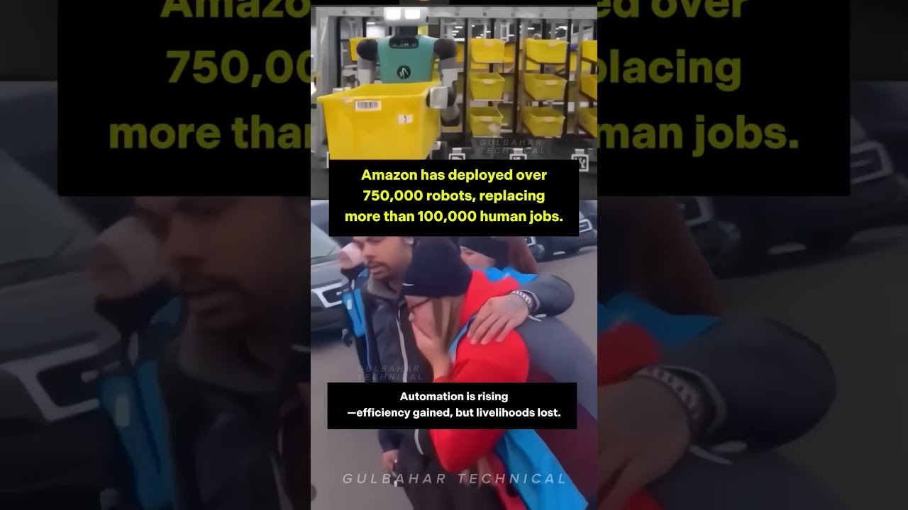 Amazon Deploys 750,000 Robots 🤖 | 100,000 Jobs Replaced 😱