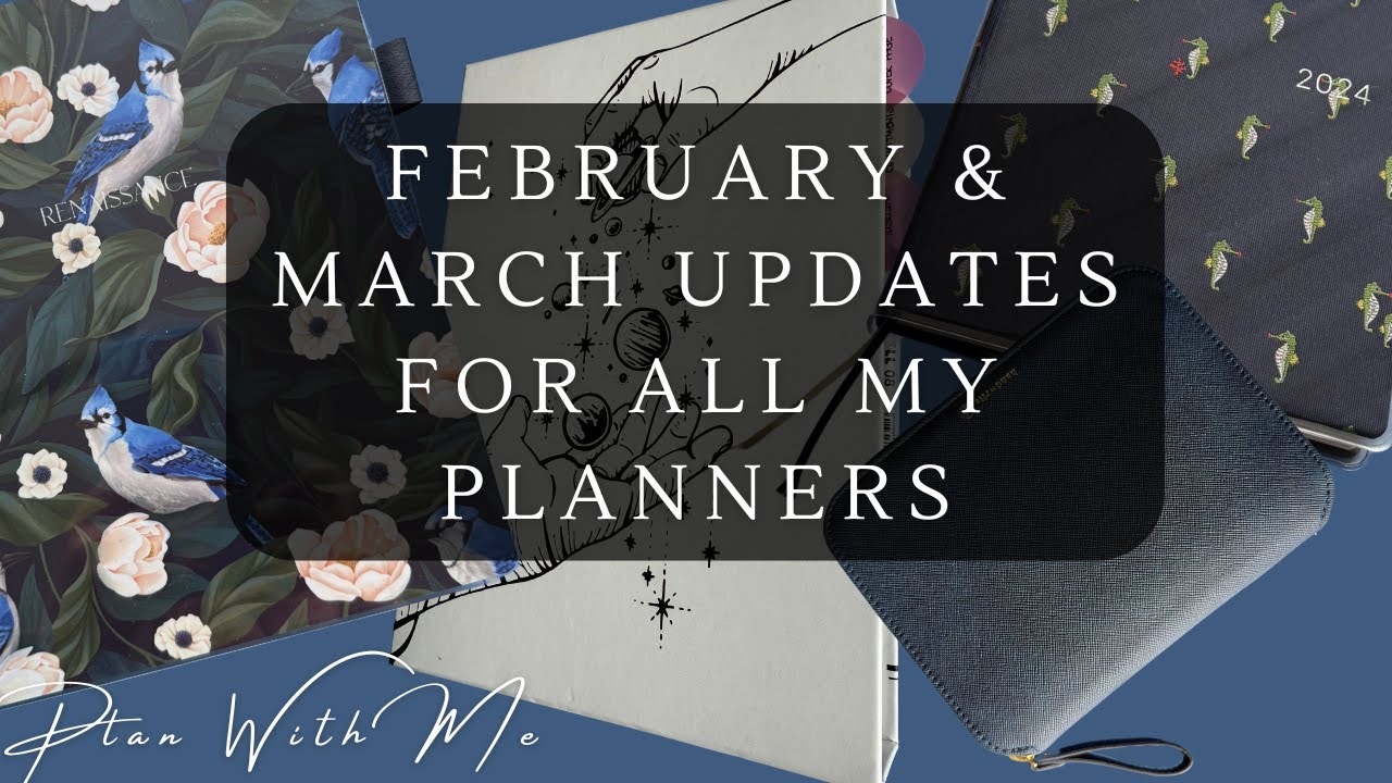 February & March Updates In My Plum Planner, Hobonichi & A New Addition