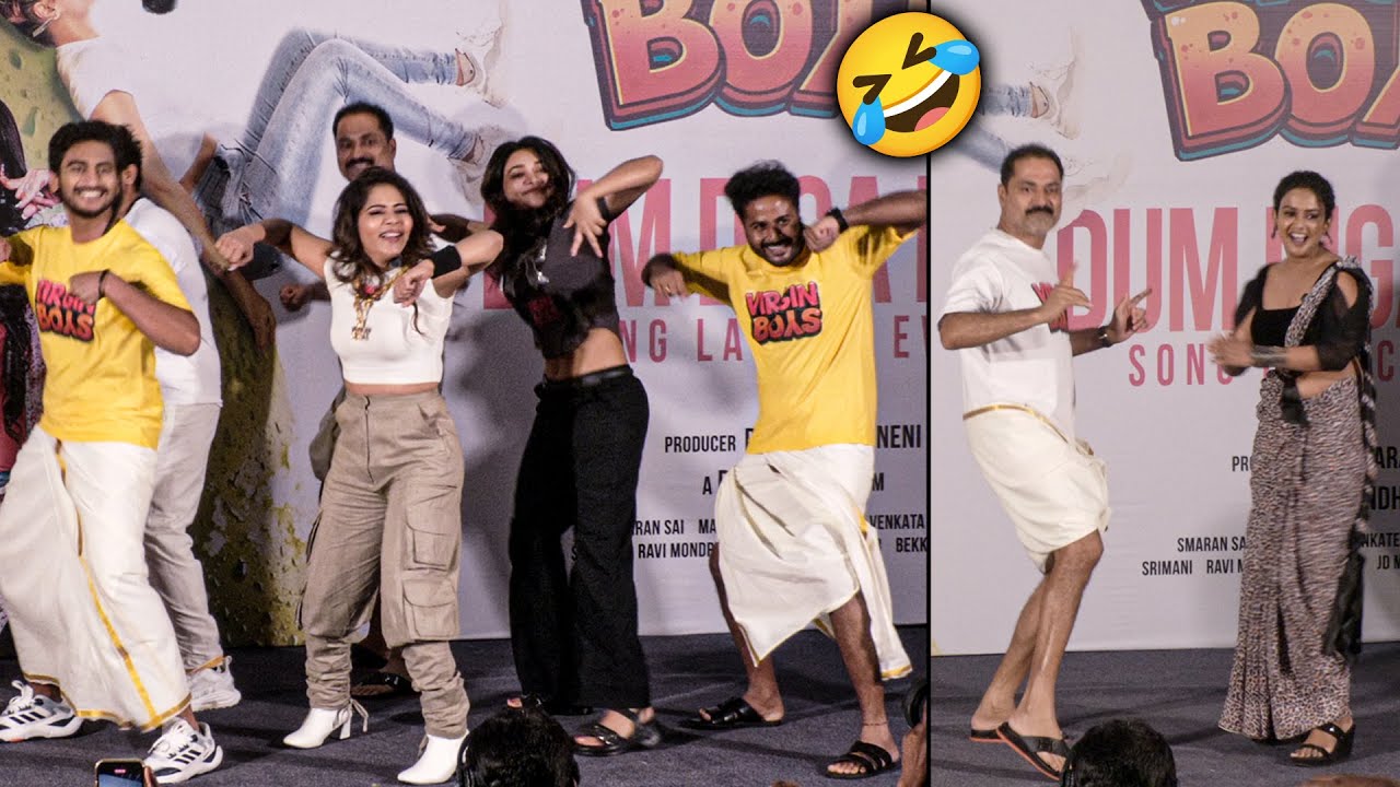 Virgin Boys Movie Team Mass Dance On Stage At Dumdiga Dum Song Launch Event | TFPC