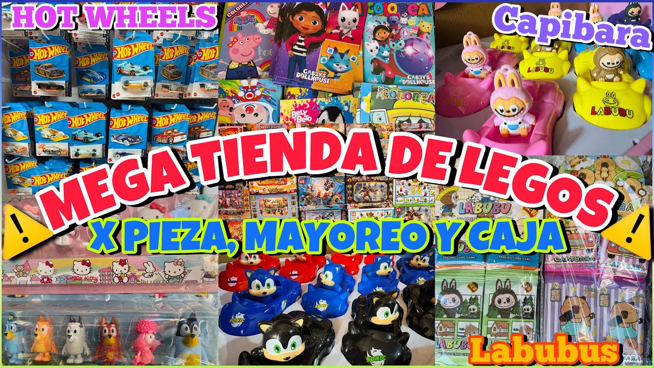 ⚠️MEGA TIENDA de LEGOS, FUNKOS Y HOT WHEELS ¡PIEZA, MAYOROE Y CAJA! 😱/INICIA TU NEGOCIO/ CENTRO CDMX