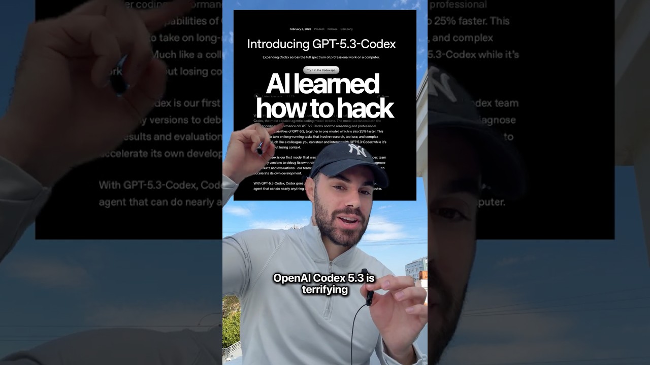 OpenAI&rsquo;s Codex 5.3 is terrifying!!! 😰