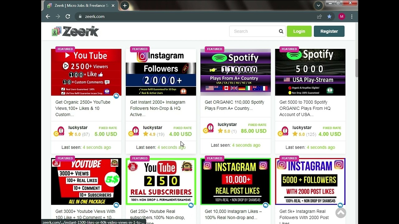 How To Find And Apply On Micro Jobs In A Freelancing Website Named Zeerk And How You Can Withdraw