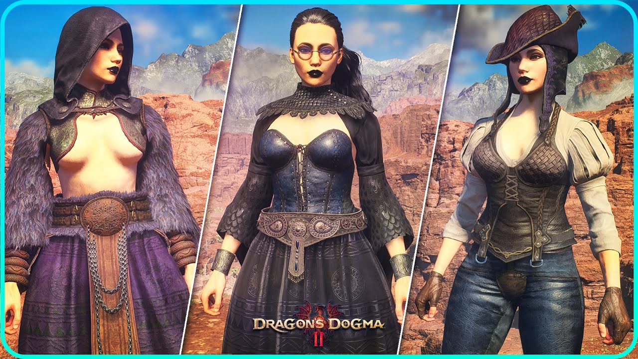 ALL Female Armor, Outfits Showcase Dragon's Dogma 2